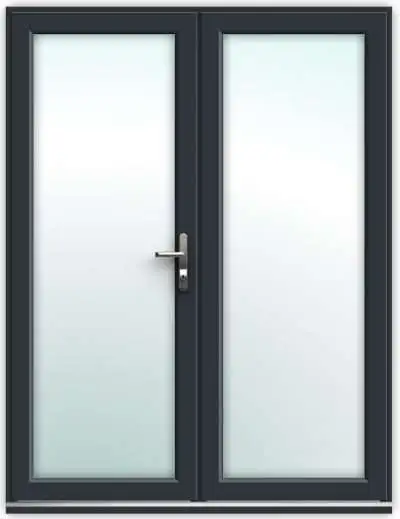 Anthracite Grey uPVC French Doors - Made to Measure