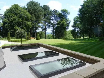 Flat Roof Lantern 1200mm x 1200mm - Double Glazed