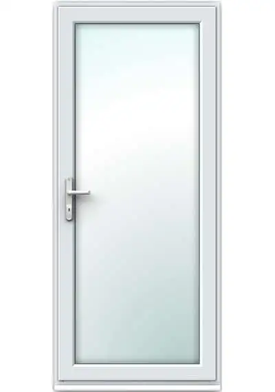 Fully Glazed uPVC Single Door