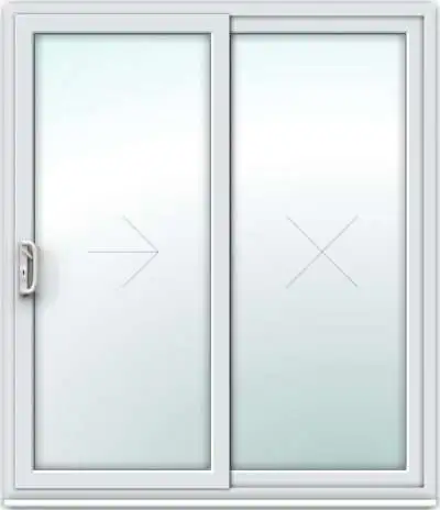 White uPVC Sliding Patio Door - Build Your Own