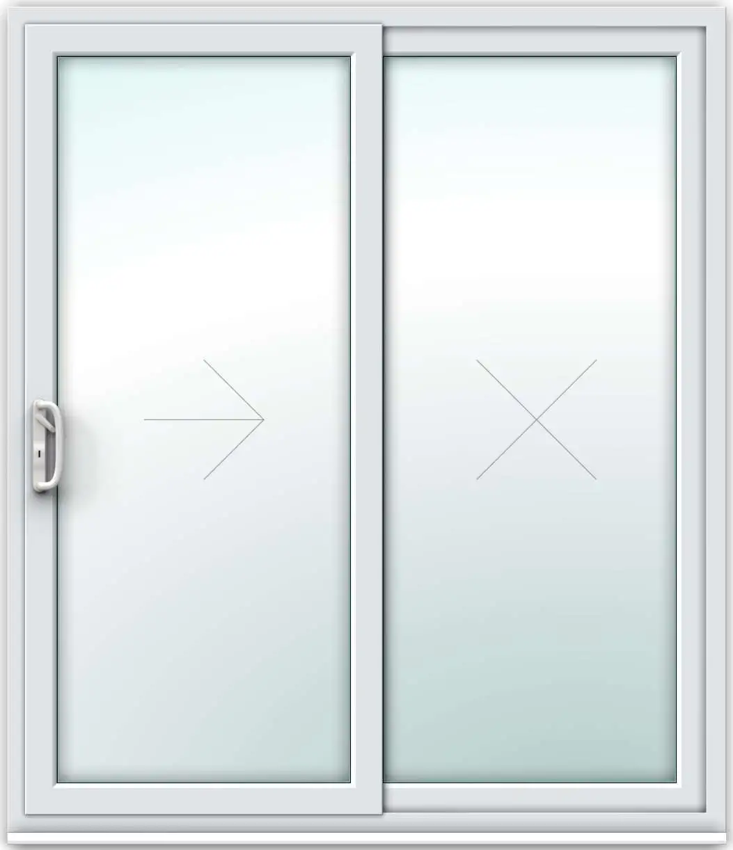White uPVC Sliding Patio Door - Build Your Own