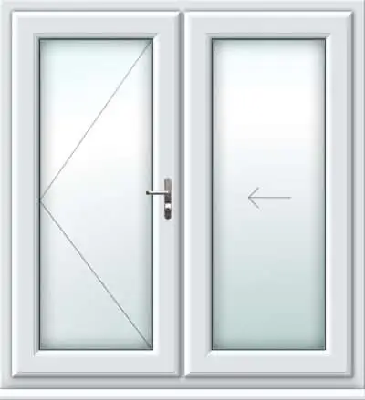 2 Pane uPVC Bifolding Door