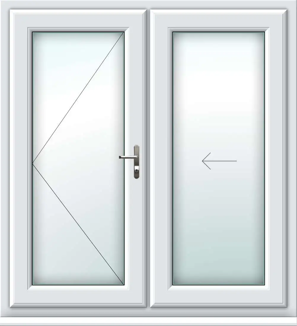 2 Pane uPVC Bifolding Door