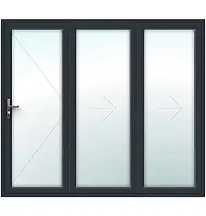 3 Pane Aluminium Bifolding Door