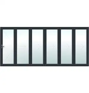 6 Pane Aluminium Bifolding Door
