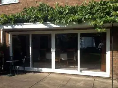 White uPVC Sliding 4 Pane Patio Door - Made to Measure - Image 2