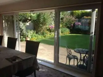 White uPVC Sliding 4 Pane Patio Door - Made to Measure - Image 3