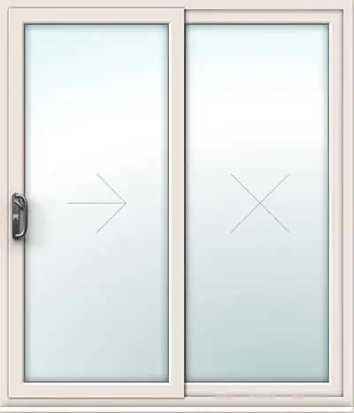 Cream uPVC Sliding Patio Door - Made to Measure