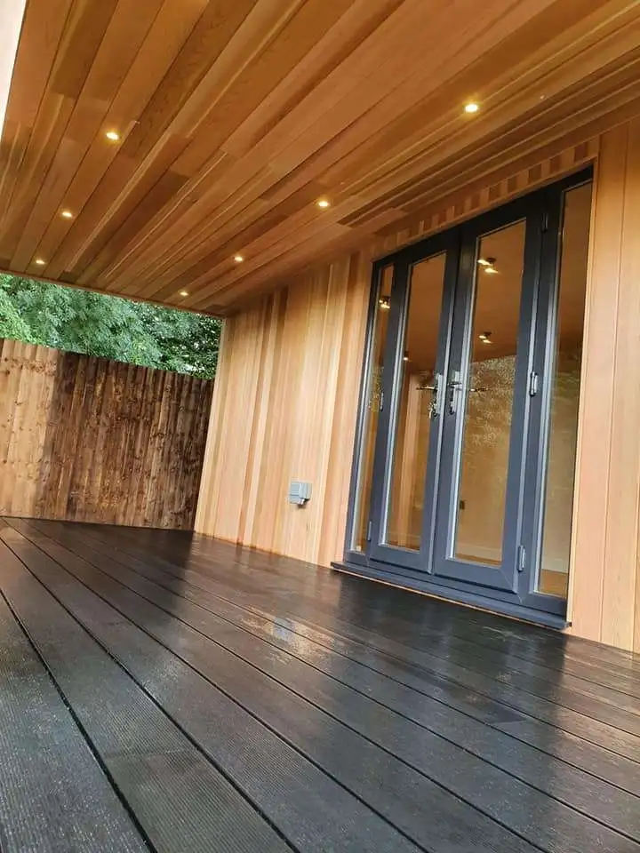 Anthracite Grey French Doors with Opening Side Panels - Made to Measure - Image 7