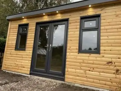 Anthracite Grey French Doors with Side Panels - Build Your Own - Image 9
