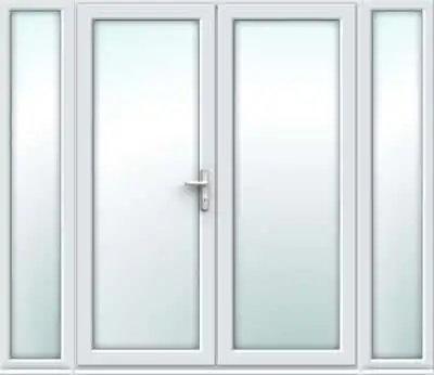 White French Doors with Side Panels - Build Your Own