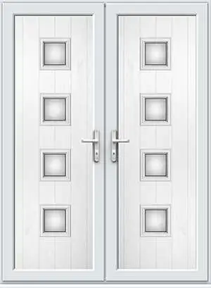 French Door with Panels
