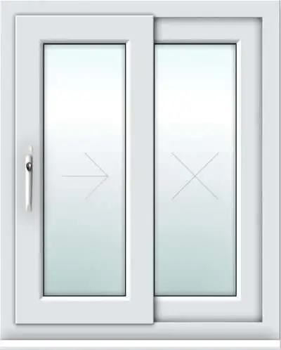 Sliding uPVC Window