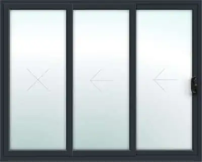 Triple Track Aluminium Sliding Patio Door - Made to Measure