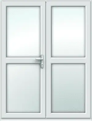 White French Door with Midrails - Made to Measure