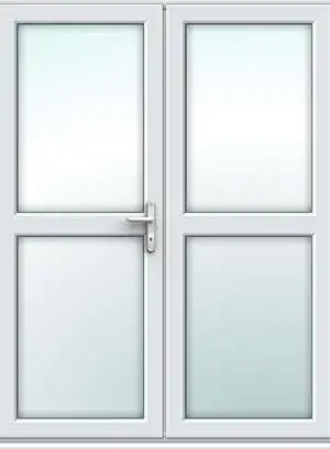French Door with Midrail
